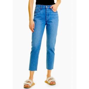 Rag & Bone Nina High Rise Ankle Cigarette Denim Blue Jeans Womens 28 Straight